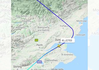 El vuelo de Alemania desde Islandia deriva en un infierno