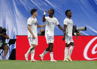 Debut y gol de Camavinga en el Real Madrid-Celta de Vigo