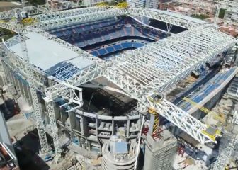 El Madrid presume el Nuevo Bernabéu a vista de dron a horas del reestreno