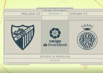 El Málaga hace saltar todas las alarmas al Girona