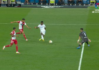 La transformación de Vinicius en una sola acción: el año pasado esto no era gol