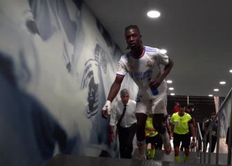 El Real Madrid publica la alegría de Camavinga al llegar al túnel