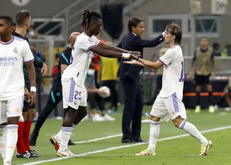 Camavinga cae de pie