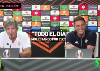 El 'embolado' público de Joaquín a Pellegrini en rueda de prensa