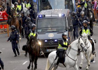 Valencia-Real Madrid, declarado de alto riesgo