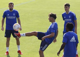 Ángel López, novedad en la convocatoria del Zaragoza