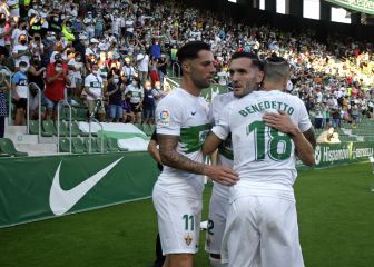 Aprobados y suspensos en el Elche: Lucas Pérez, dos remates y dos goles