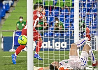 Las imágenes de la victoria del Atlético en Getafe