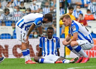 La Real pierde a Isak por lesión muscular hasta después del parón