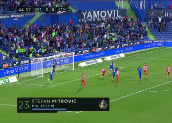 El impronosticable primer gol del Getafe a Simeone tras 19 partidos: sí, ese es Oblak...
