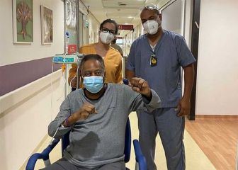 Pelé, animado desde el hospital: 