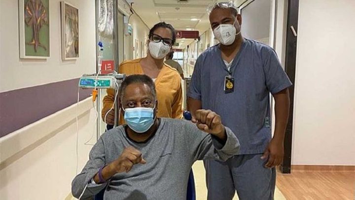 Pelé, animado desde el hospital: "Pedaleando así, pronto vuelvo al Santos" - AS.com