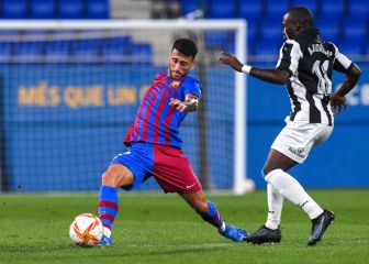 El Barça B remonta y supera a la Balona a base de toque