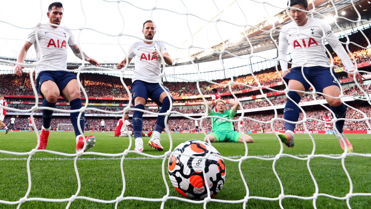 Aaron Ramsdale down after Tottenham’s goal