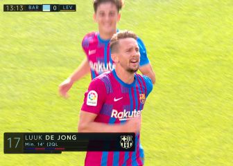 Luuk de Jong calma críticas con su primer gol