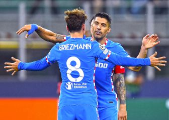 Las imágenes de la victoria del Atlético en Milán