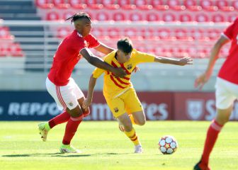 El Benfica golea al Barcelona