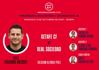 Dos hombres y dos mujeres por primera vez en un cuarteto arbitral de Primera División