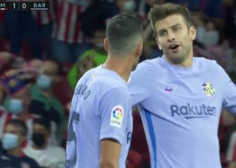 Bronca entre Piqué y Busquets