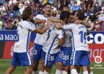 Shashoua rompe la maldición del Tenerife en El Alcoraz