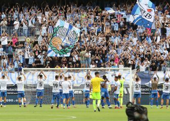 El Málaga se blinda en La Rosaleda