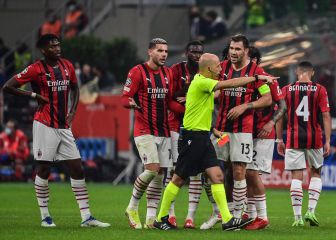 La UEFA no va a sancionar al árbitro del Milan-Atlético de Madrid