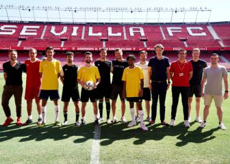 La FIFA prueba espinilleras y balones inteligentes en Nervión