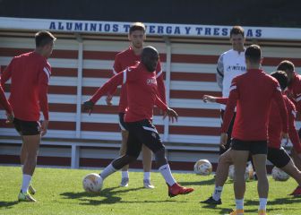 Mariño se ejercita al margen mientras Rosas está recuperado