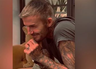 Beckham reacciona al ver su gol más especial