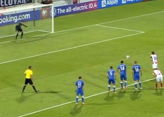 El rarísimo penalti que tiró Modric