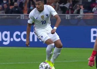 La acción que 'delató' a Mbappé en el fuera de juego del 1-2: dos veces lo hizo