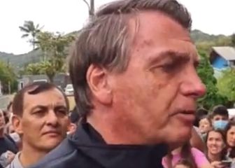 Bolsonaro se indigna al no poder entrar al Santos - Gremio por no estar vacunado