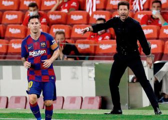 Simeone quiso a Messi