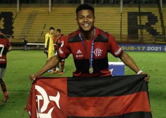Matheus França, la joya de Flamengo que se inspira en Cristiano Ronaldo