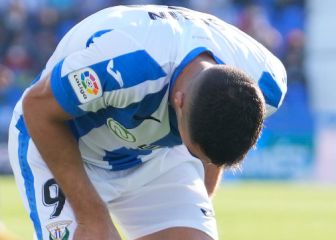 El karma deja al Leganés sin Sabin y con sólo un ‘9’