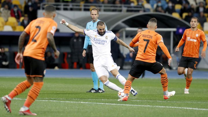 Aprobados y suspensos del Real Madrid ante el Shakhtar: Benzema y Vinicius lo hacen todo muy fácil