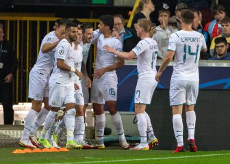 'Manita' del City en Brujas