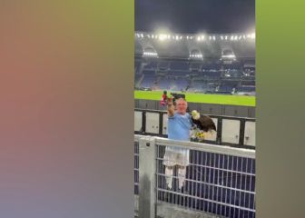 Lazio despide al adiestrador de su águila por estos gestos