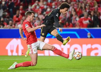 Sané encarrila la goleada del Bayern de Múnich al Benfica