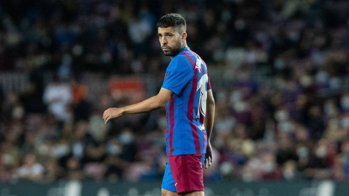 Jordi Alba se prueba para el Clásico