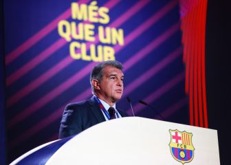 Laporta golea en el partido de vuelta del Espai Barça