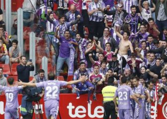 El Pucela lleva 44 años sin perder en Segunda en El Molinón