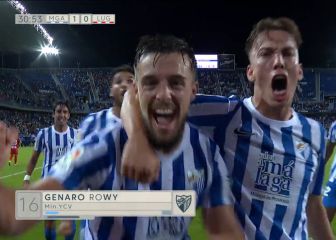 El Málaga suma tres puntos importantes en La Rosaleda