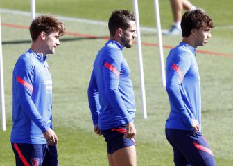 Simeone apuesta por el tridente: João Félix, Griezmann y Suárez