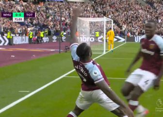 Un gol de Michail Antonio le da al West Ham el derbi londinense