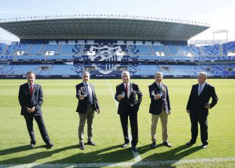 Las instituciones renuevan su apoyo al Málaga