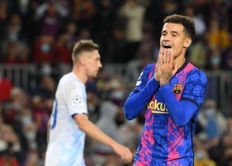 El Barcelona se libra de una buena con Coutinho