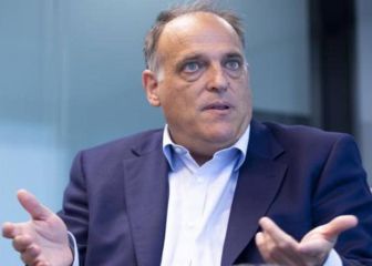 Tebas señala al Barça en el incidente de Koeman
