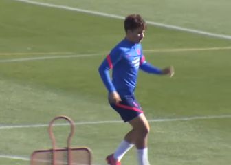 El Atlético prepara el partido de Liga ante el Levante