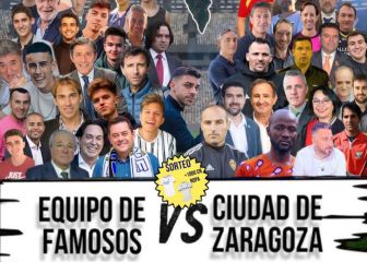 Partido benéfico entre famosos y zaragozanos